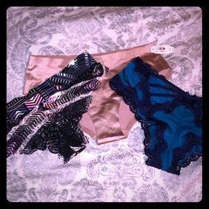 3 pair of panties from VS and VS Pink